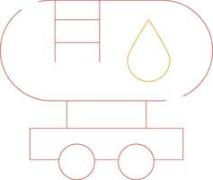 Tanker Truck Creative Icon Design vector