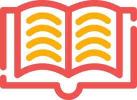 Open Book Creative Icon Design vector