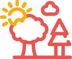 Trees Creative Icon Design vector