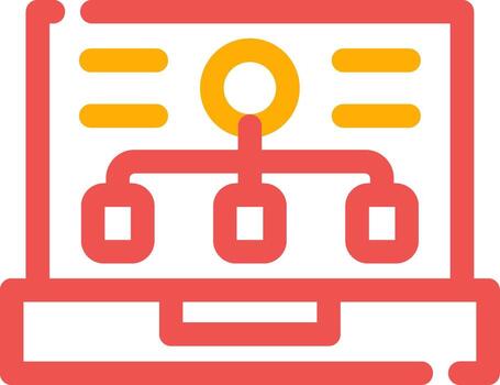 frente final desarrollo creativo icono diseño vector