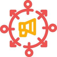 Viral Content Creative Icon Design vector