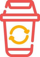 Trash Recycle Creative Icon Design vector