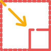 Downsizing Creative Icon Design vector