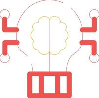 Deep Learning Creative Icon Design vector