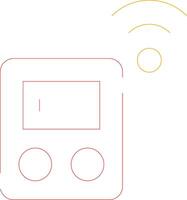 Smart Meter Creative Icon Design vector