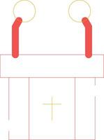Pulpit Creative Icon Design vector