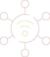 Internet of Things Creative Icon Design vector