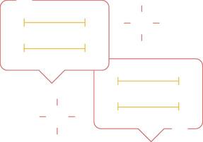 Conversation Creative Icon Design vector