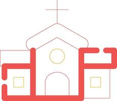 Chapel Creative Icon Design vector