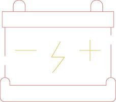 Battery Creative Icon Design vector