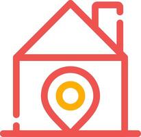 Home Location Creative Icon Design vector