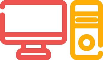 Computer Creative Icon Design vector