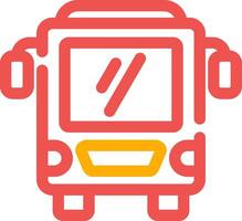 Bus Creative Icon Design vector