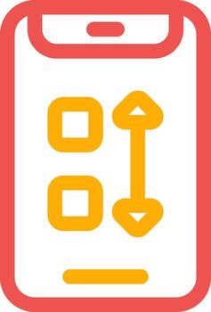 aplicaciones ordenar creativo icono diseño vector