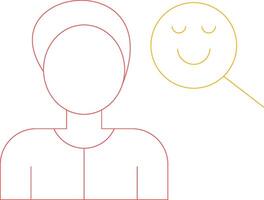 Complex Emotion Creative Icon Design vector