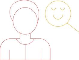 Complex Emotion Creative Icon Design vector