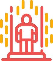 Teleportation Creative Icon Design vector