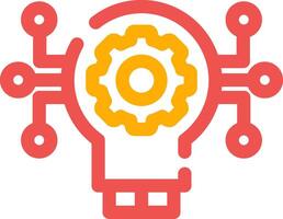 Technology Disruption Creative Icon Design vector