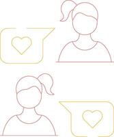 Friendship Creative Icon Design vector