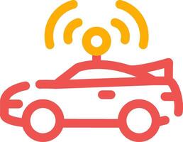 Autonomous Vehicle Creative Icon Design vector