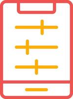 Phone Menu Creative Icon Design vector