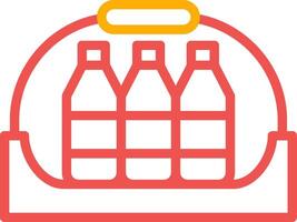Bottle shelf Creative Icon Design vector