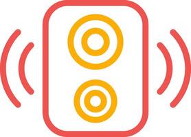 diseño de icono creativo de altavoz vector