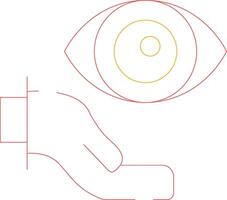 Primary Eye Care Creative Icon Design vector