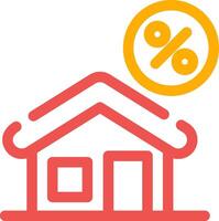 Home Mortgage Creative Icon Design vector