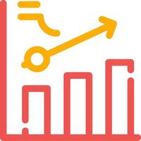Clustered Bar Creative Icon Design vector