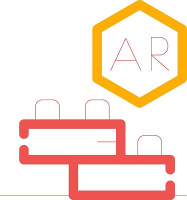 Ar Building Blocks Creative Icon Design