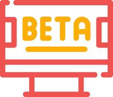 Beta Creative Icon Design vector