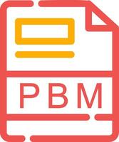 pbm creativo icono diseño vector