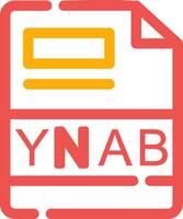 ynab creativo icono diseño vector