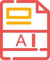 AI Creative Icon Design vector