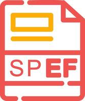 SPEF Creative Icon Design vector