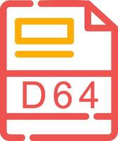 D64 Creative Icon Design vector