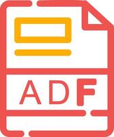 ADF Creative Icon Design vector