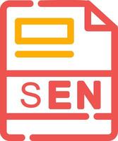 SEN Creative Icon Design vector