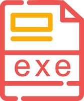 exe Creative Icon Design vector