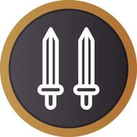 Swords Creative Icon Design vector