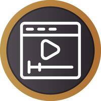 Video Creative Icon Design vector