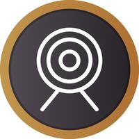 Bullseye Creative Icon Design vector