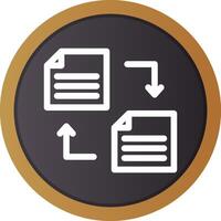 File Transfer Creative Icon Design vector