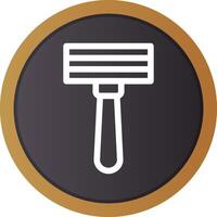 Razor Blade Creative Icon Design vector