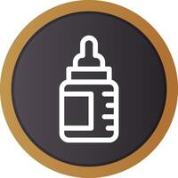 Feeding Bottle Creative Icon Design vector