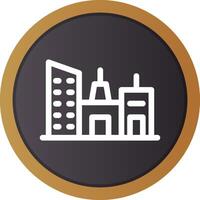 Property Building Creative Icon Design vector