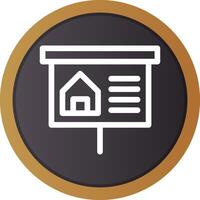 Property Presentation Creative Icon Design vector