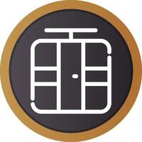 Cable Car Creative Icon Design vector