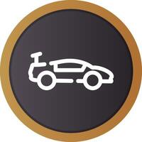 Super Car Creative Icon Design vector